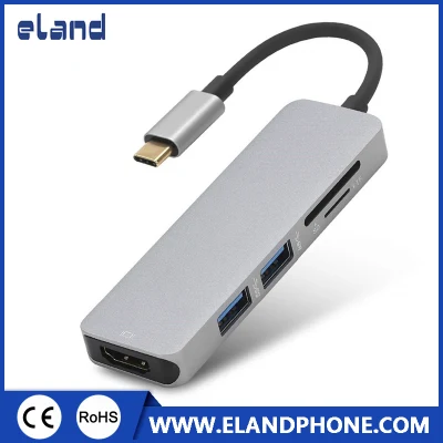 Concentrador tipo C 3.1, estación de acoplamiento de concentrador USB tipo C